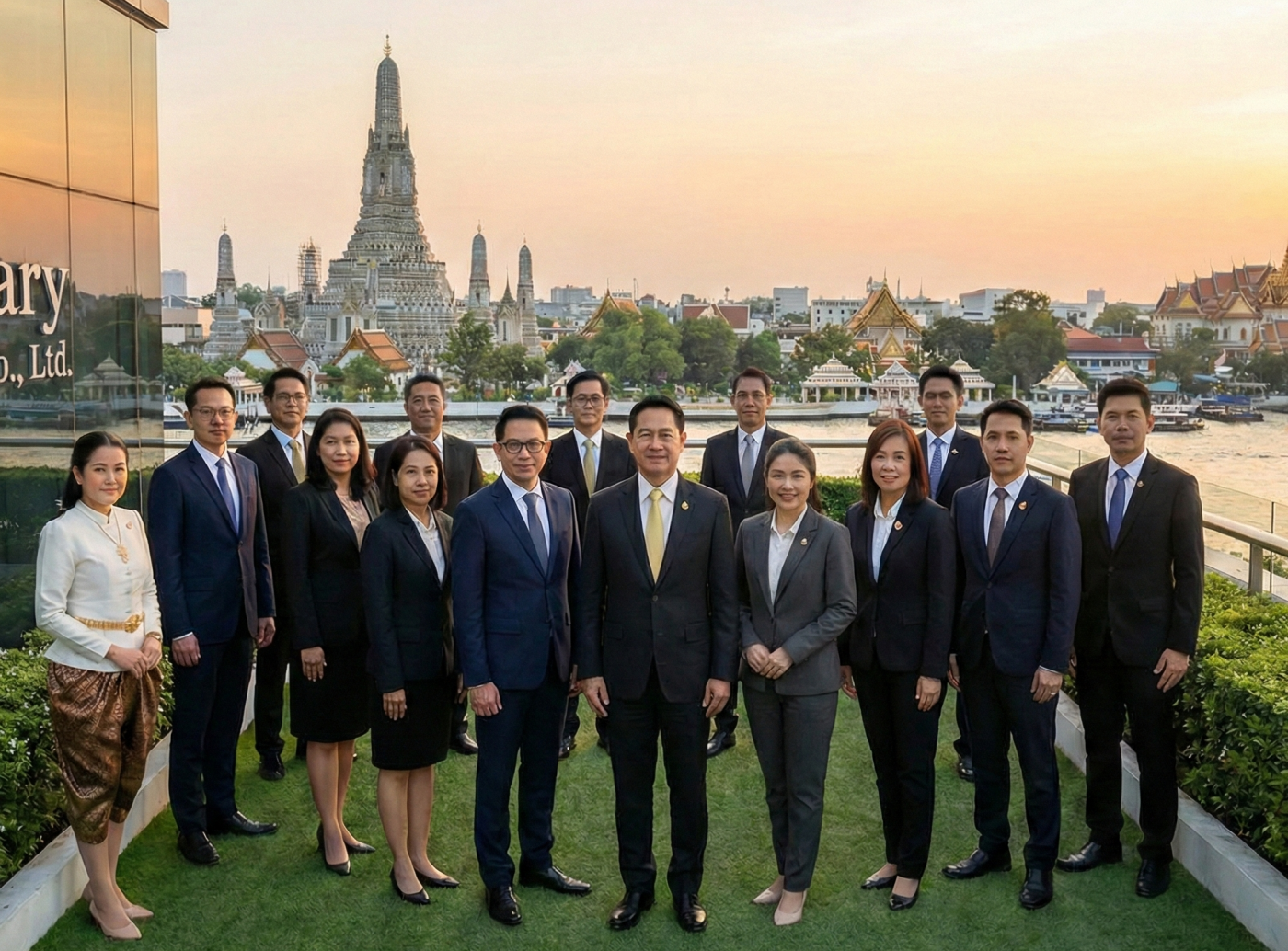 NYC Legal & Notary Public attorney team, Bangkok — Wat Arun riverside