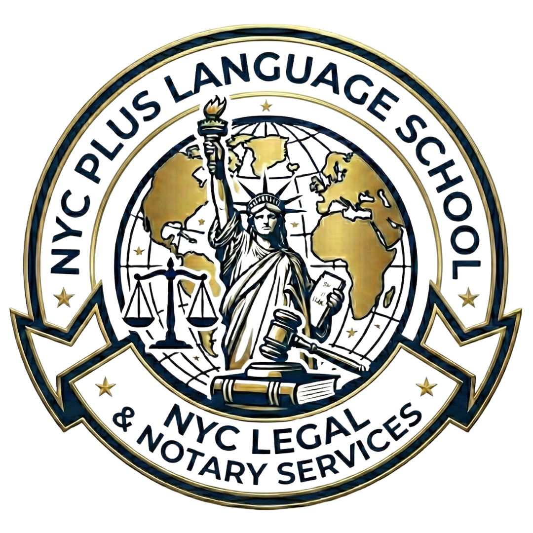 NYC Legal & Notary Services — ตราสัญลักษณ์บริษัท
